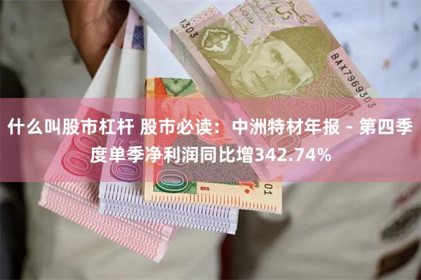 什么叫股市杠杆 股市必读：中洲特材年报 - 第四季度单季净利润同比增342.74%