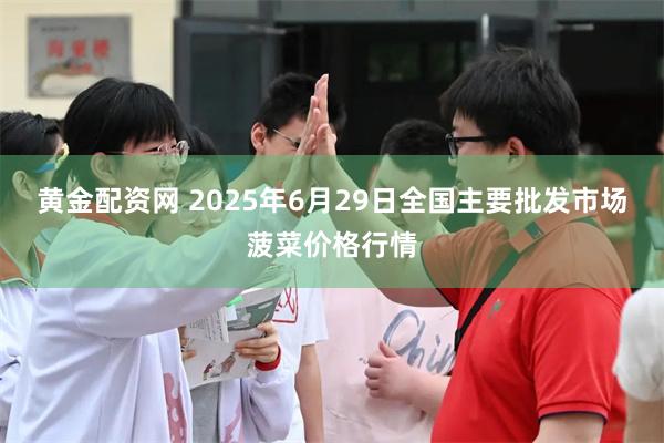 黄金配资网 2025年6月29日全国主要批发市场菠菜价格行情
