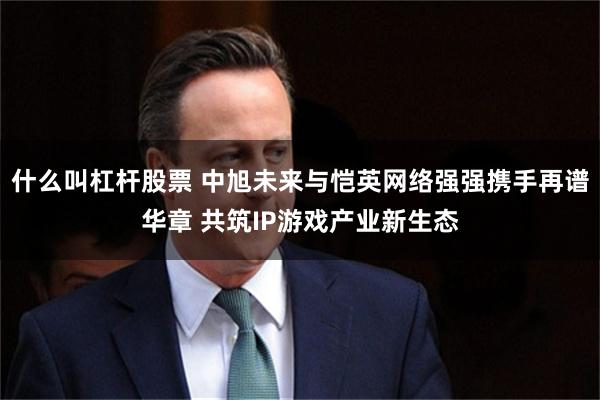 什么叫杠杆股票 中旭未来与恺英网络强强携手再谱华章 共筑IP游戏产业新生态