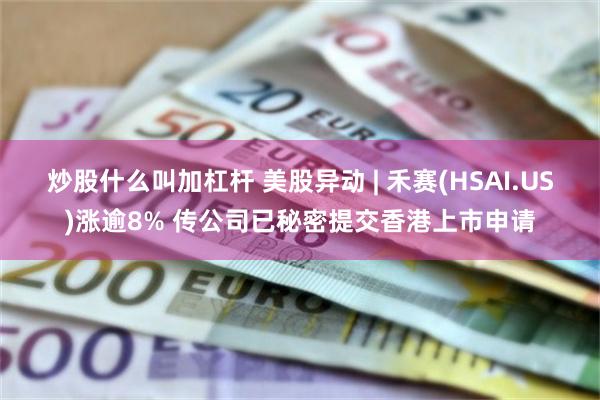 炒股什么叫加杠杆 美股异动 | 禾赛(HSAI.US)涨逾8% 传公司已秘密提交香港上市申请