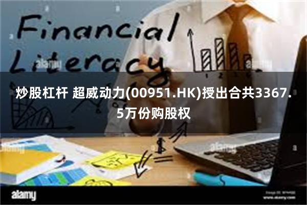炒股杠杆 超威动力(00951.HK)授出合共3367.5万份购股权