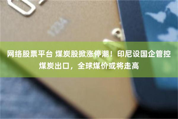 网络股票平台 煤炭股掀涨停潮！印尼设国企管控煤炭出口，全球煤价或将走高