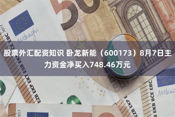 股票外汇配资知识 卧龙新能（600173）8月7日主力资金净买入748.46万元
