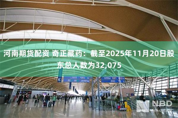 河南期货配资 奇正藏药：截至2025年11月20日股东总人数为32,075