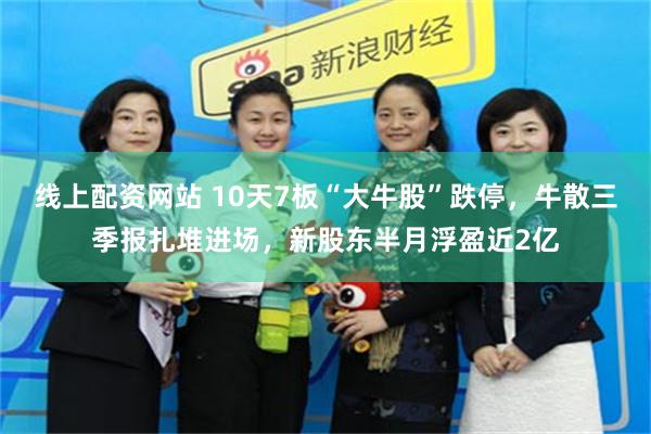 线上配资网站 10天7板“大牛股”跌停，牛散三季报扎堆进场，新股东半月浮盈近2亿
