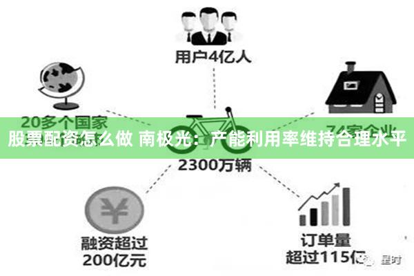 股票配资怎么做 南极光：产能利用率维持合理水平