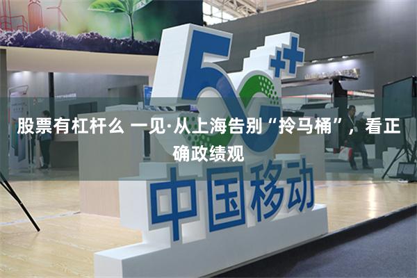 股票有杠杆么 一见·从上海告别“拎马桶”，看正确政绩观