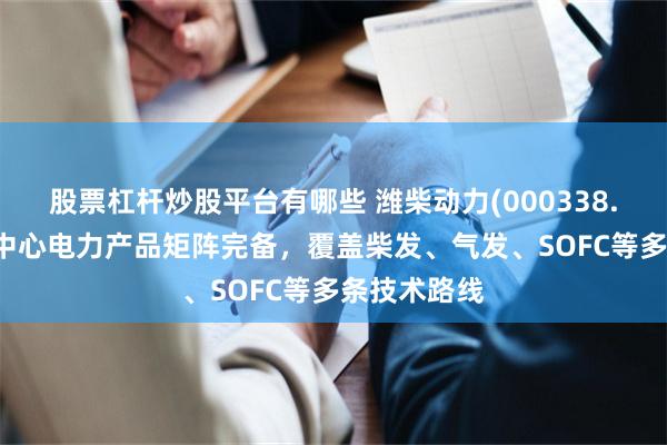 股票杠杆炒股平台有哪些 潍柴动力(000338.SZ)：数据中心电力产品矩阵完备，覆盖柴发、气发、SOFC等多条技术路线